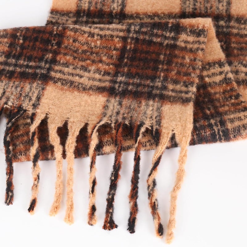 EXTREE Scarfs for Women Pashmina Silky Shawl Wrap for Evening Dressing Blanket Open Front Poncho Cape - Image 3